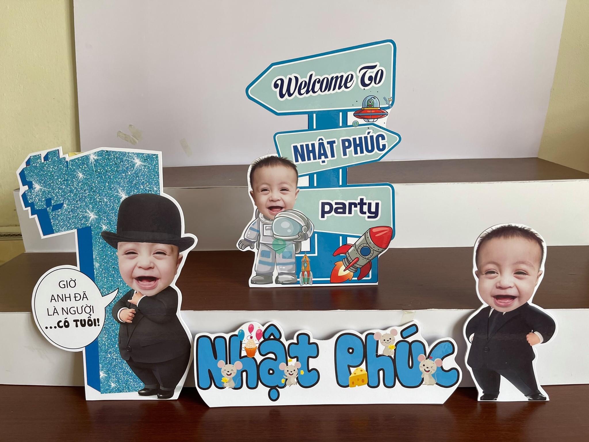 tiệc thôi nôi cho bé trai